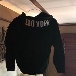 Boys Zoo York fuzzy black sweater.